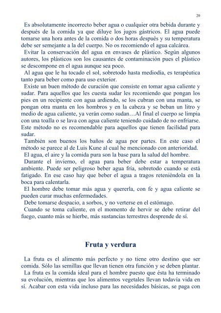 alimentación y salud según la naturaleza y la enseñanza del ...