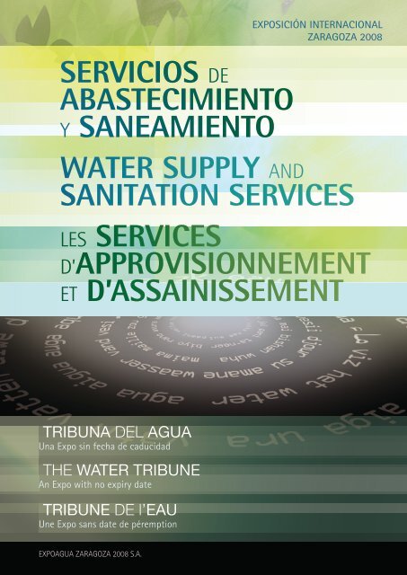 Servicios de Abastecimiento y Saneamiento - La Tribuna del Agua