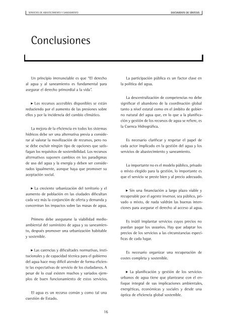 Servicios de Abastecimiento y Saneamiento - La Tribuna del Agua