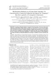 Baccharis sagittalis - Latin American Journal of Pharmacy