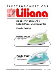 DESPIECE SERVICES Lista de Piezas y Componentes - Liliana
