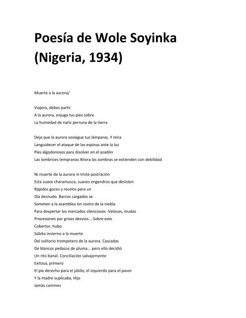 Wole Soyinka.pdf - Webnode