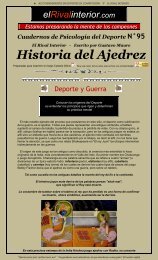 Cuaderno N° 95 ORÍGENES - Historia del Ajedrez - El Rival Interior