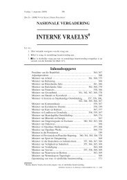 INTERNE VRAELYS