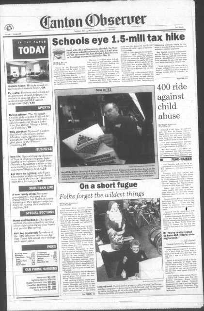 Canton Observer for May 7, 1992 - Canton Public Library
