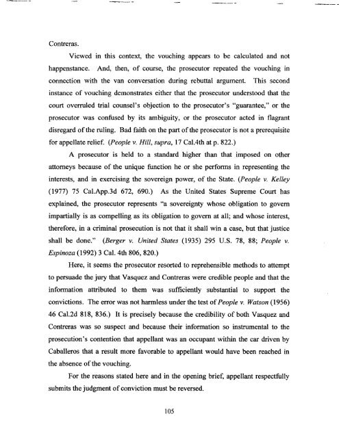 Appellant, William Satele, Reply Brief - California Courts - State of ...