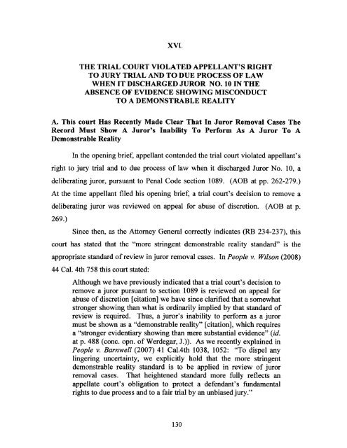 Appellant, William Satele, Reply Brief - California Courts - State of ...