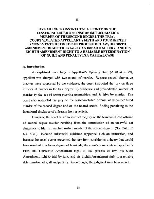 Appellant, William Satele, Reply Brief - California Courts - State of ...