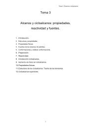 Tema 3 Alcanos y cicloalcanos - Docentes en UMSS