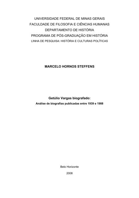 STEFFENS, Marcelo Hornos. Getúlio Vargas biografado - Biblioteca ...