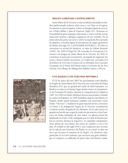 El Avisador Malagueño REVISTA HISTÓRICO-CULTURAL ONLINE