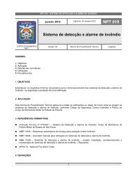 NPT 019-11 - Sistema de deteccao e alarme de incendio - Crea-PR