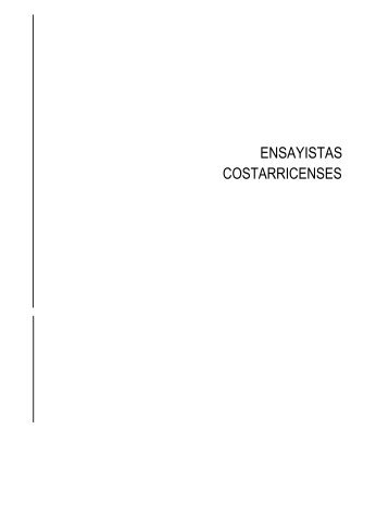 ENSAYISTAS COSTARRICENSES - Sinabi