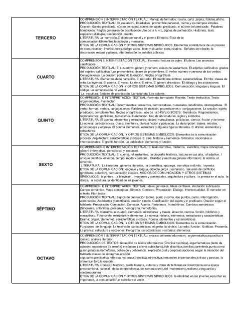 prekinder kinder transición segundo primero plan general de ...