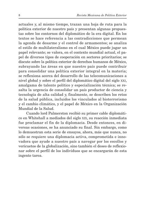 Hacia una diplomacia multilateral novedosa: una mirada desde ...