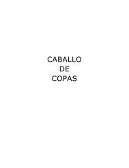 CABALLO DE COPAS - Letras de Chile