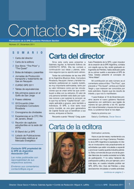 contacto spe 37 - SPE Argentina