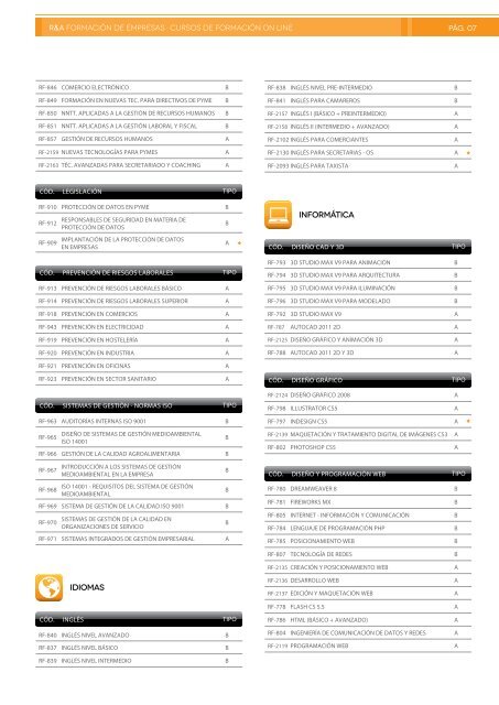 manos expertas - RYA Formación