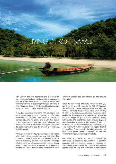 Samui Phangan Real Estate Magazine October-November