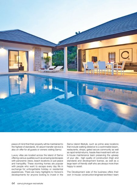 Samui Phangan Real Estate Magazine October-November