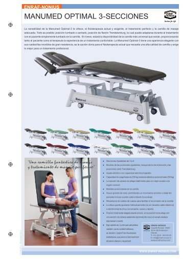 MANUMED OPTIMAL 3-SECCIONES - the Enraf-Nonius Partnersite