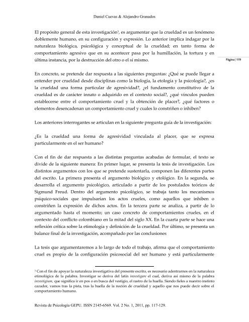 La Crueldad como Fenómeno Doblemente Humano.pdf - Biblioteca ...