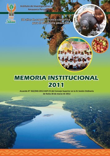 memoria institucional 2011 memoria institucional 2011 - Instituto de ...