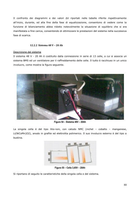 Sviluppo di moduli batterie litio-ioni per avviamento - Enea