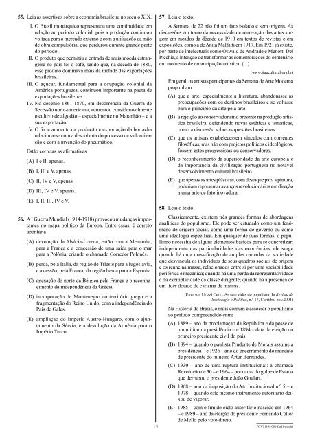 001. Caderno 1 Provas da 1.a Fase Matemática ... - Curso Objetivo