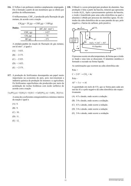 001. Caderno 1 Provas da 1.a Fase Matemática ... - Curso Objetivo