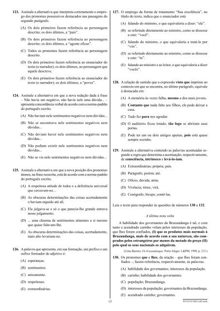 001. Caderno 1 Provas da 1.a Fase Matemática ... - Curso Objetivo