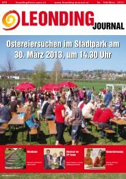 Ostereiersuchen im Stadtpark am 30. März 2013 ... - Leonding - SPÖ