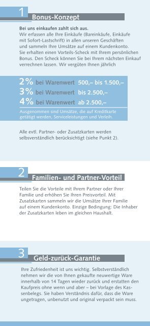 Vorteilskarte - Kommunikation & Design