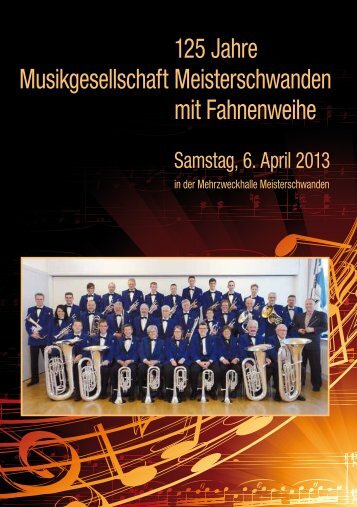 Festschrift - Musikgesellschaft Meisterschwanden