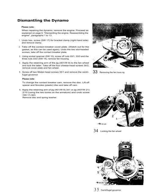 WORKSHOP MANUAL for HEINKEL TOURIST - Secret Society ...