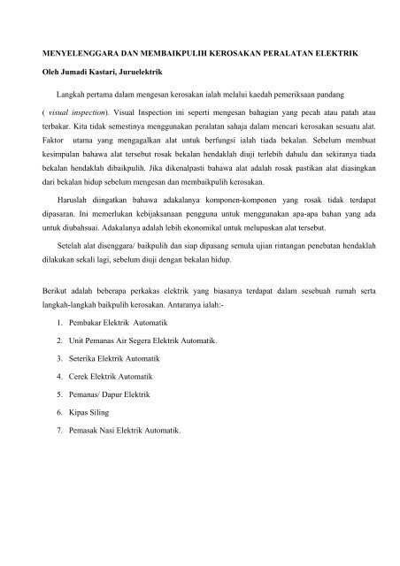 Menyelenggara Dan Membaikpulih Ilp Labuan