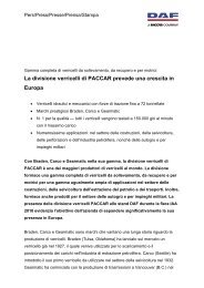 La divisione verricelli di PACCAR prevede una crescita in ... - Daf.com