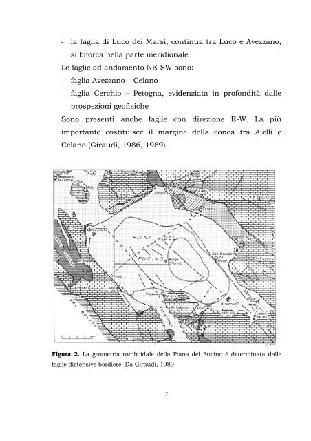 geologia della piana del fucino - Idrogeologia quantitativa