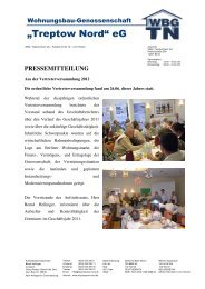 08/2012 Aus der ordentlichen Vertreterversammlung