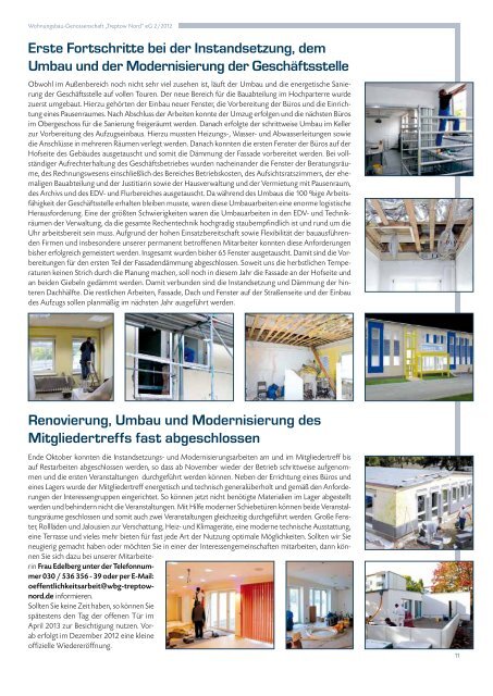 Mitglieder-Information 2 / 2012 laden - Wohnungsbau ...