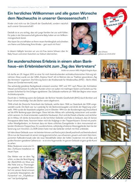Mitglieder-Information 2 / 2012 laden - Wohnungsbau ...