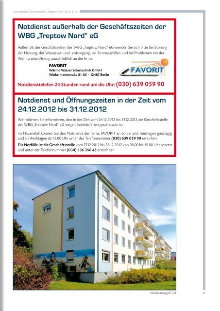 Mitglieder-Information 2 / 2012 laden - Wohnungsbau ...