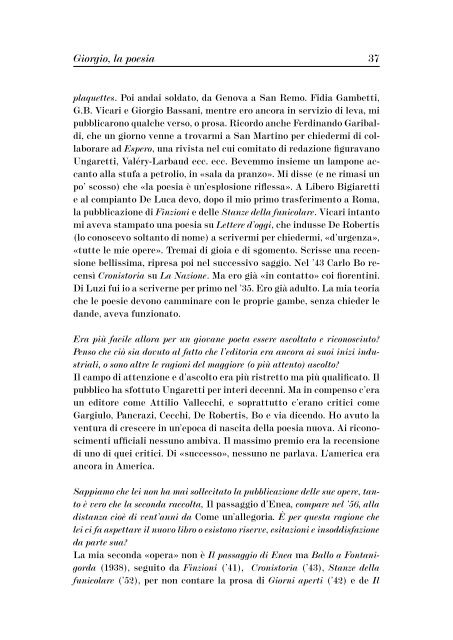 DIALOGO SULLA LETTERATURA - Comune di Livorno