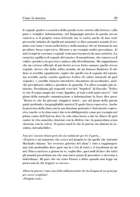 DIALOGO SULLA LETTERATURA - Comune di Livorno