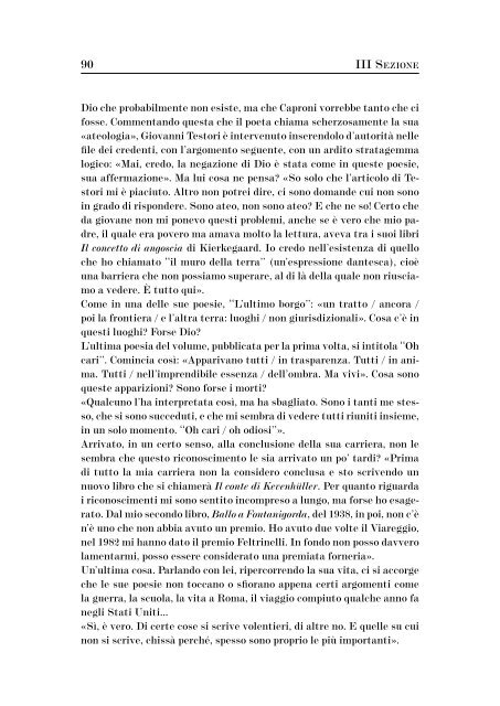 DIALOGO SULLA LETTERATURA - Comune di Livorno