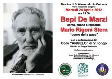 Bepi De Marzi canta, suona. racconta Mario Rigoni Stern - Pieroweb