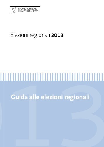 Guida alle elezioni regionali - Sistema delle autonomie locali