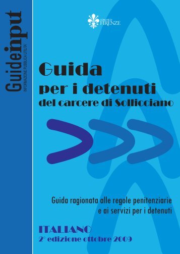 Guida ragionata alle regole penitenziarie ed ai servizi per i detenuti