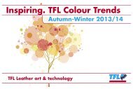 Inspiring. TFL Colour Trends