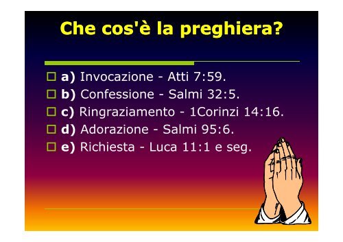 La Preghiera - innamorato di gesu